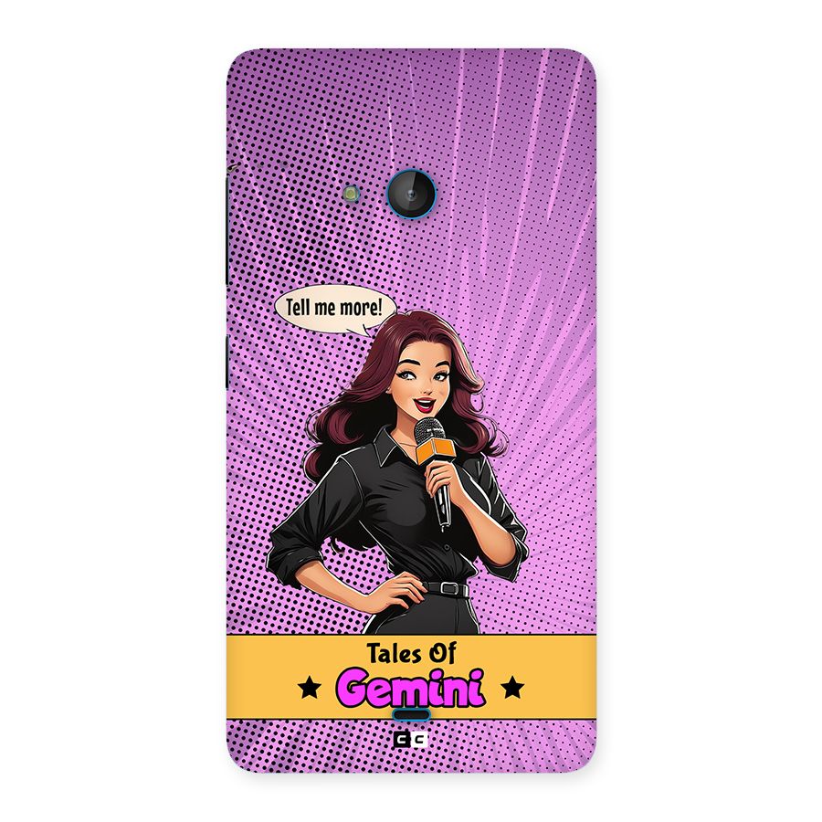 Tales Of Gemini Back Case for Lumia 540