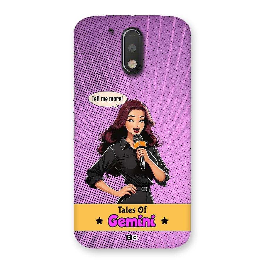 Tales Of Gemini Back Case for Moto G4