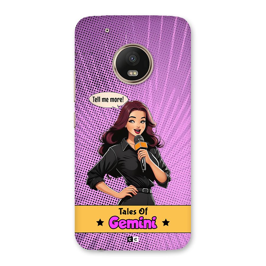 Tales Of Gemini Back Case for Moto G5 Plus