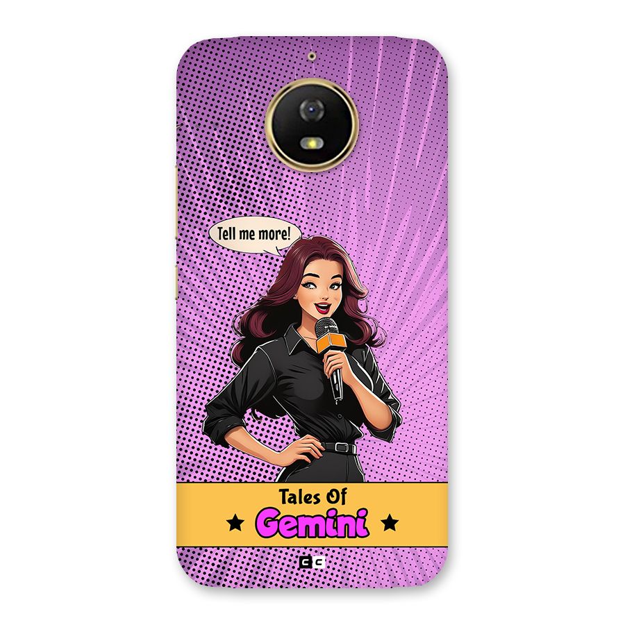 Tales Of Gemini Back Case for Moto G5s