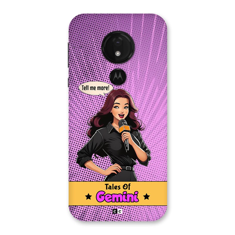 Tales Of Gemini Back Case for Moto G7 Power