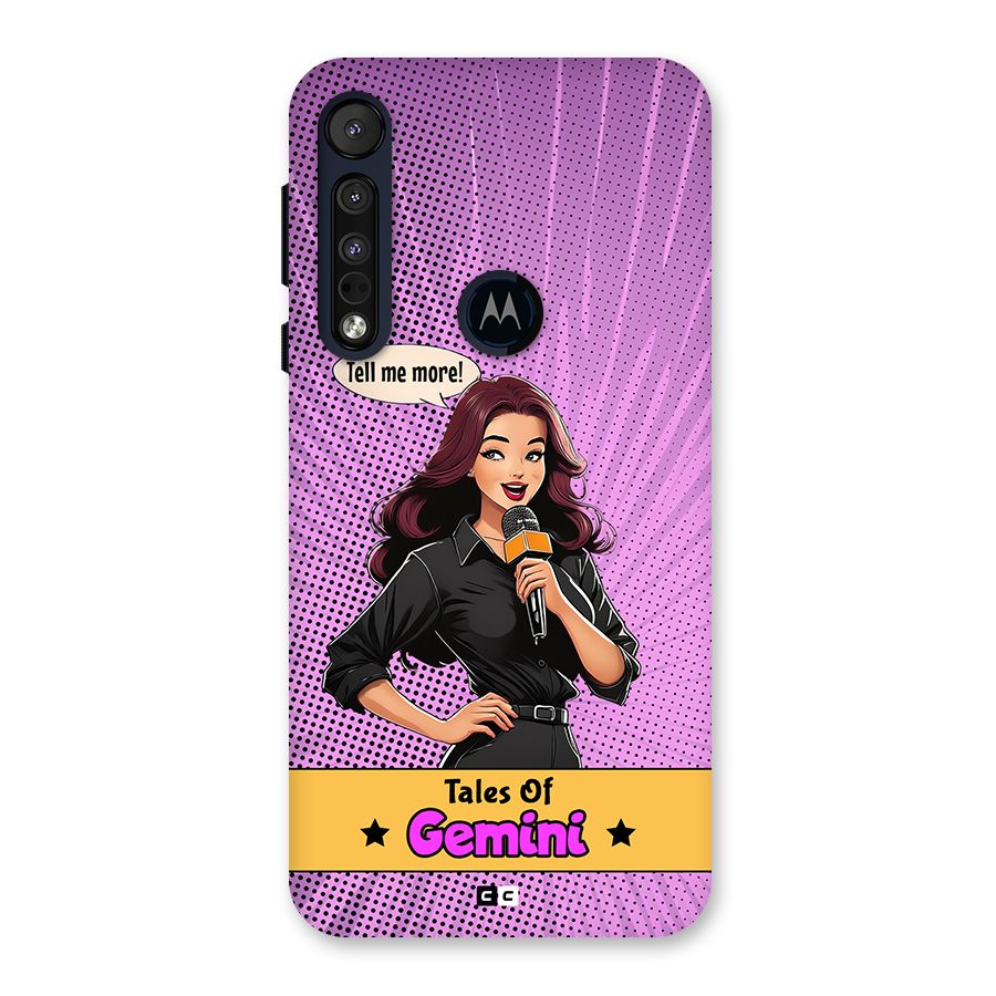 Tales Of Gemini Back Case for Motorola One Macro