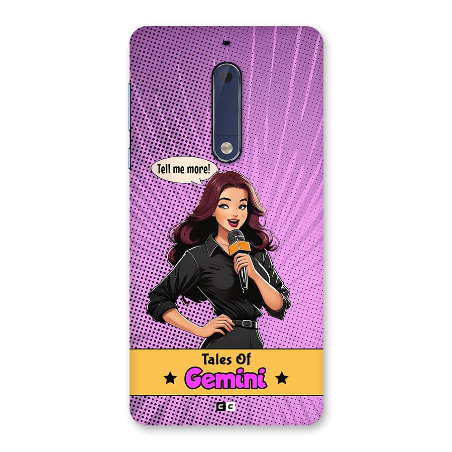 Tales Of Gemini Back Case for Nokia 5