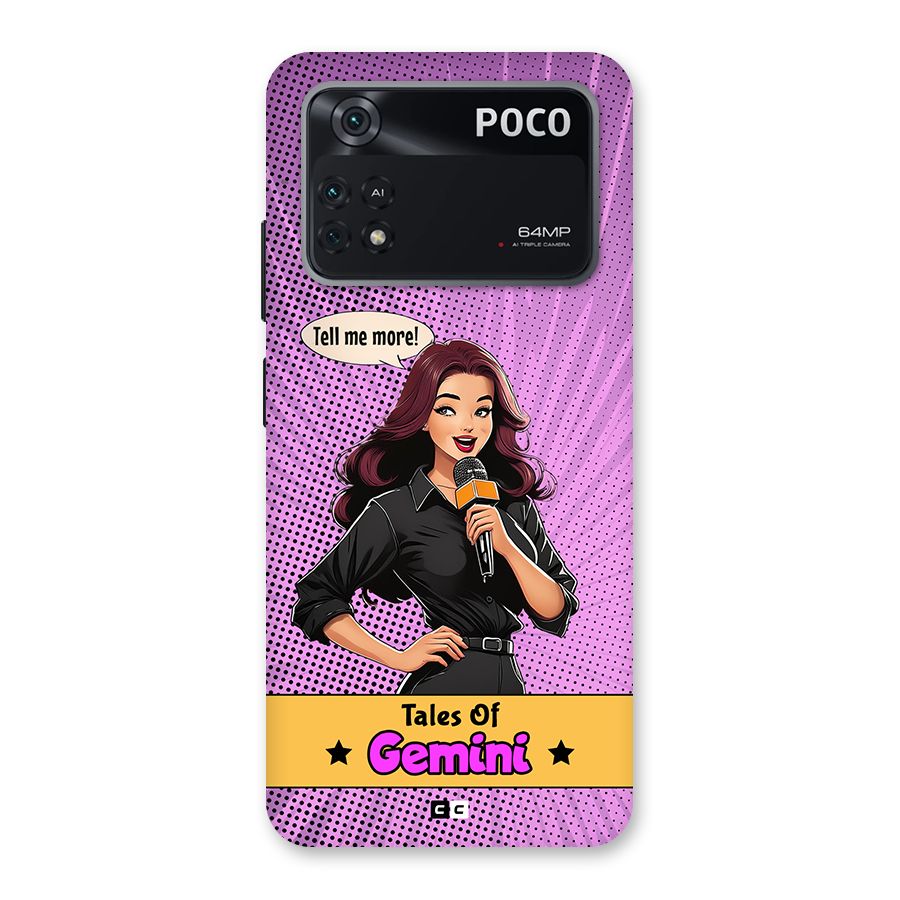 Tales Of Gemini Back Case for Poco M4 Pro 4G