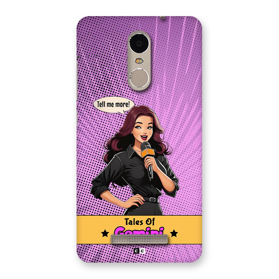 Tales Of Gemini Back Case for Redmi Note 3