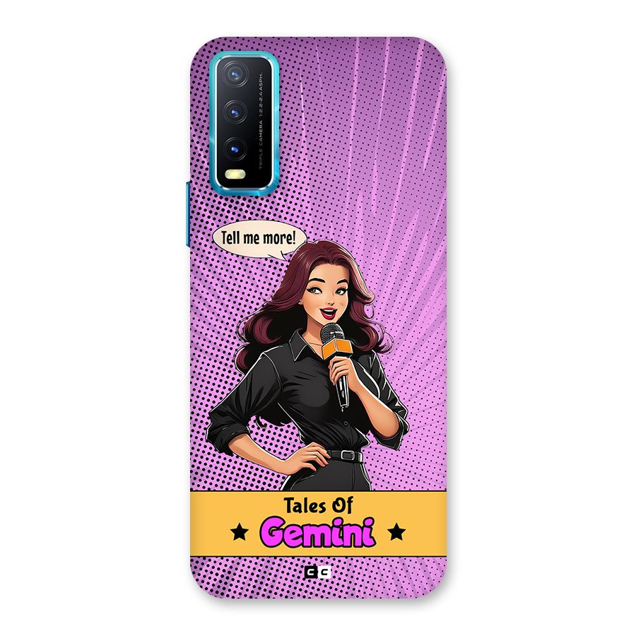 Tales Of Gemini Back Case for Vivo Y20G