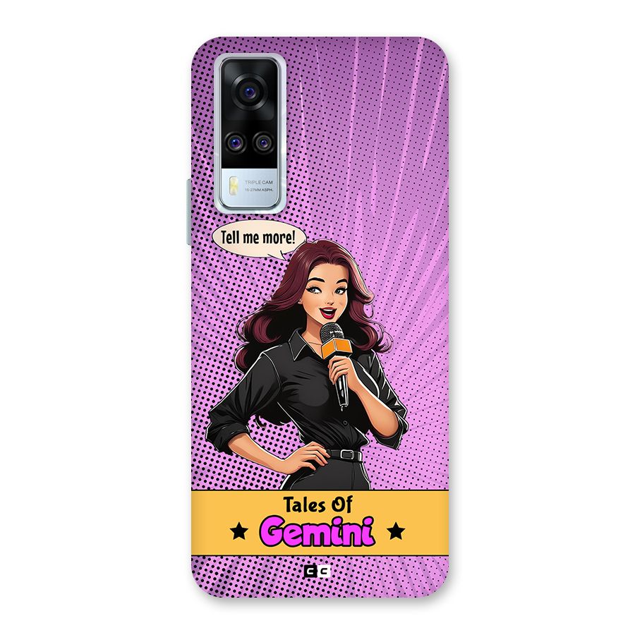Tales Of Gemini Back Case for Vivo Y31