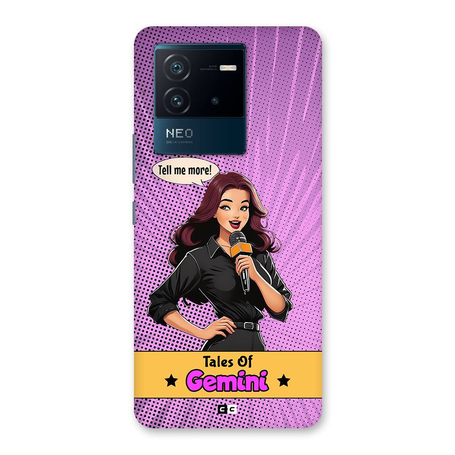 Tales Of Gemini Back Case for Vivo iQOO Neo 6 5G