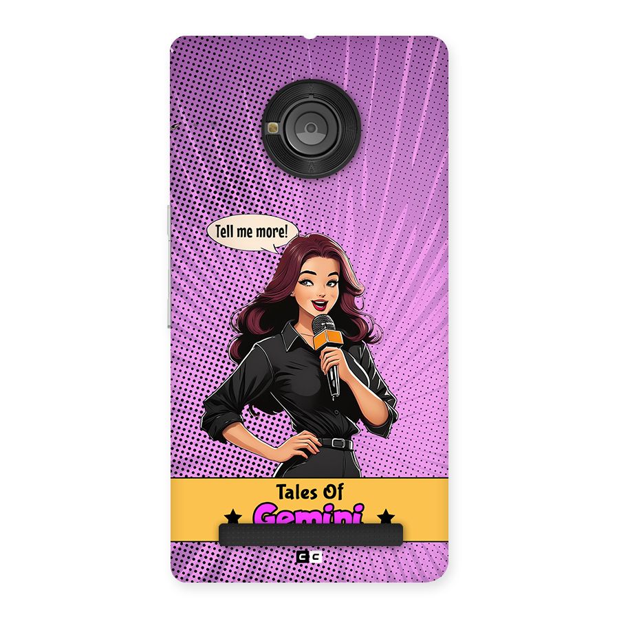 Tales Of Gemini Back Case for Yunique