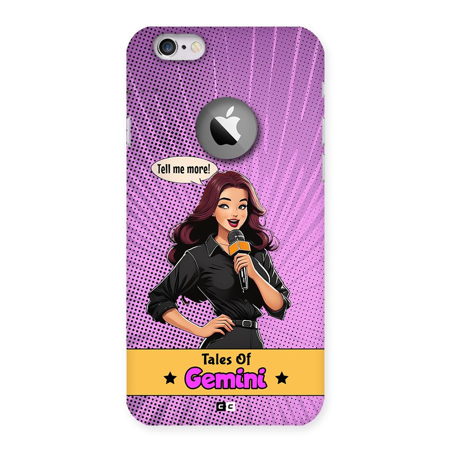 Tales Of Gemini Back Case for iPhone 6 Logo Cut