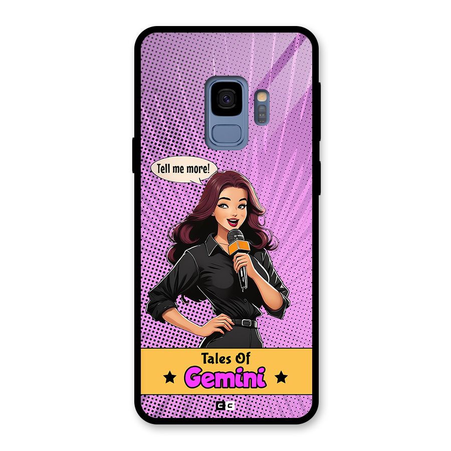 Tales Of Gemini Glass Back Case for Galaxy S9