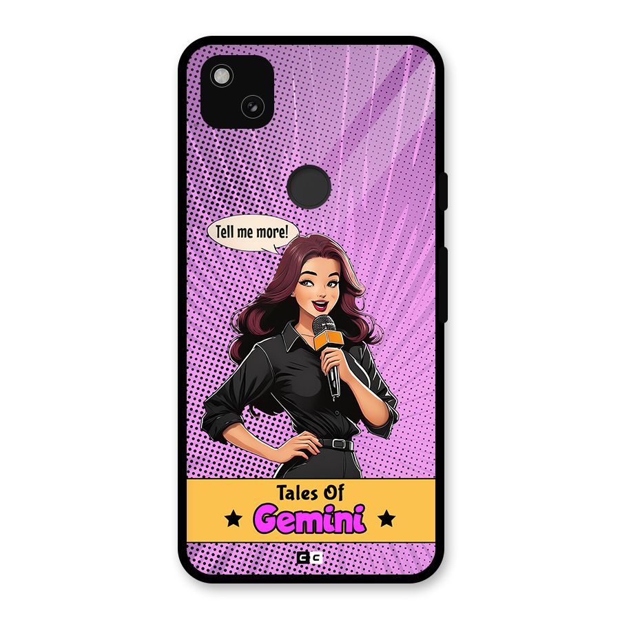 Tales Of Gemini Glass Back Case for Google Pixel 4a