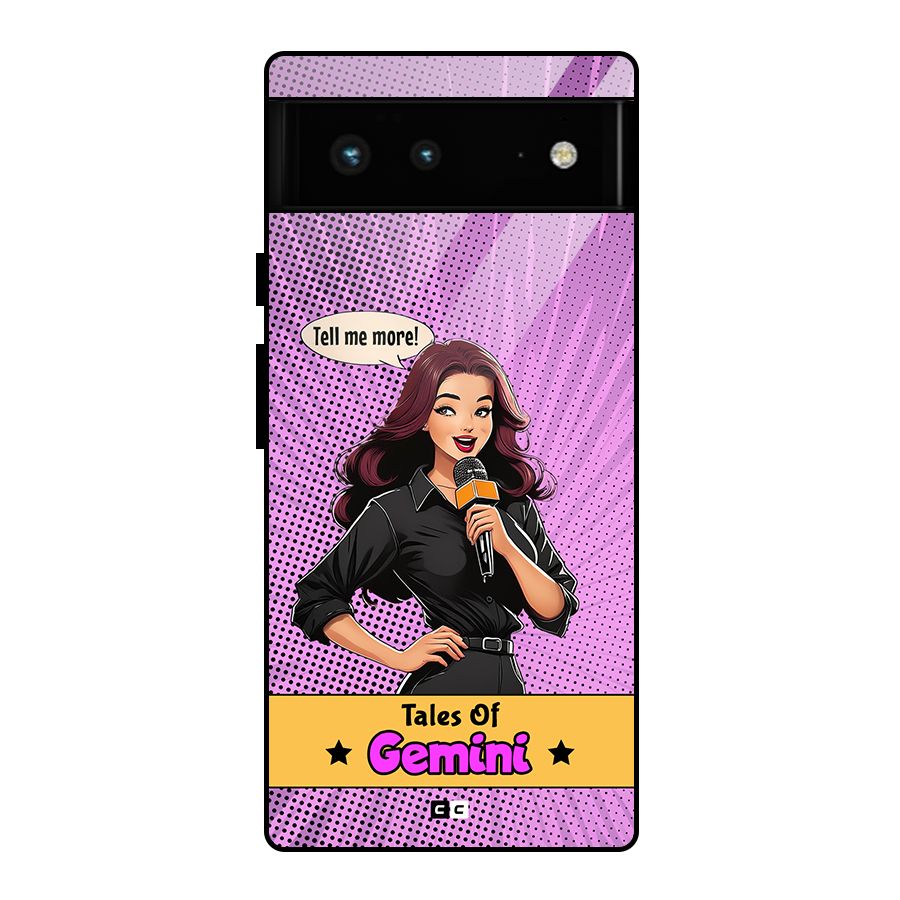 Tales Of Gemini Glass Back Case for Google Pixel 6