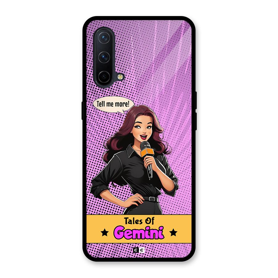 Tales Of Gemini Glass Back Case for OnePlus Nord CE 5G