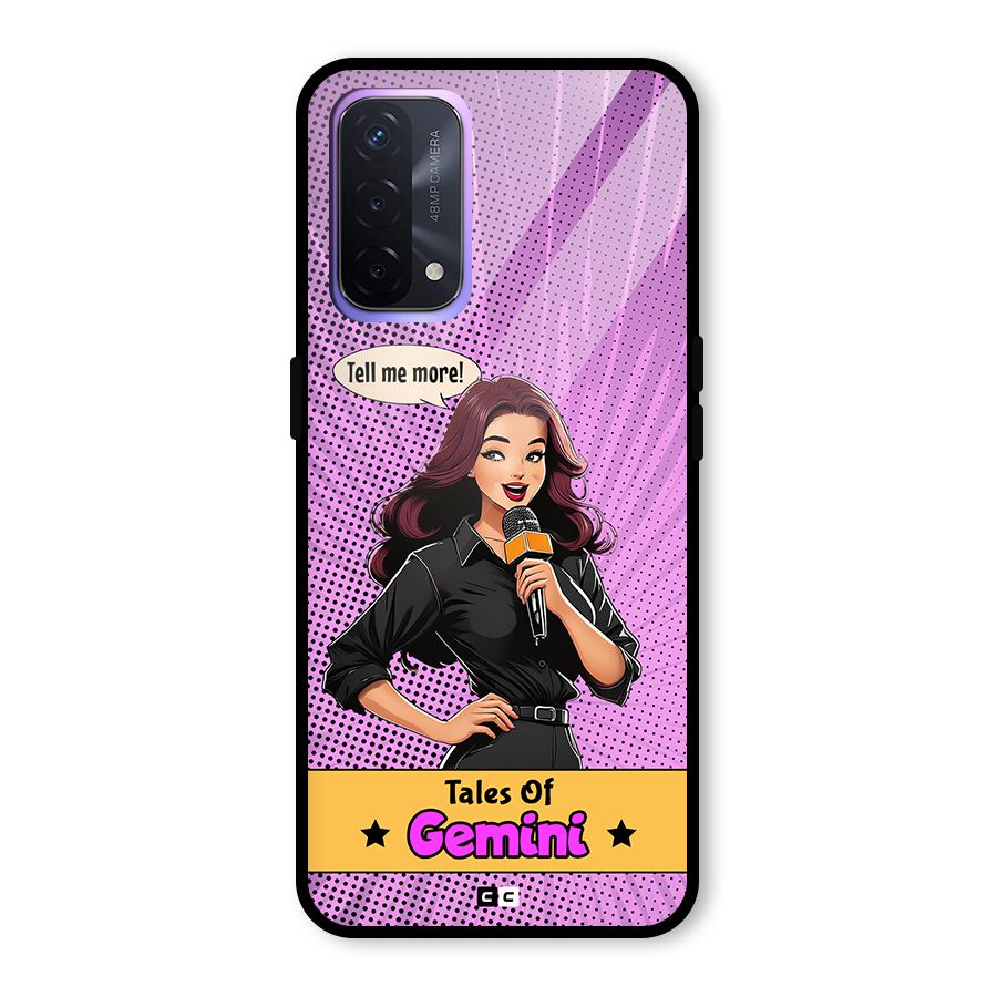 Tales Of Gemini Glass Back Case for Oppo A74 5G
