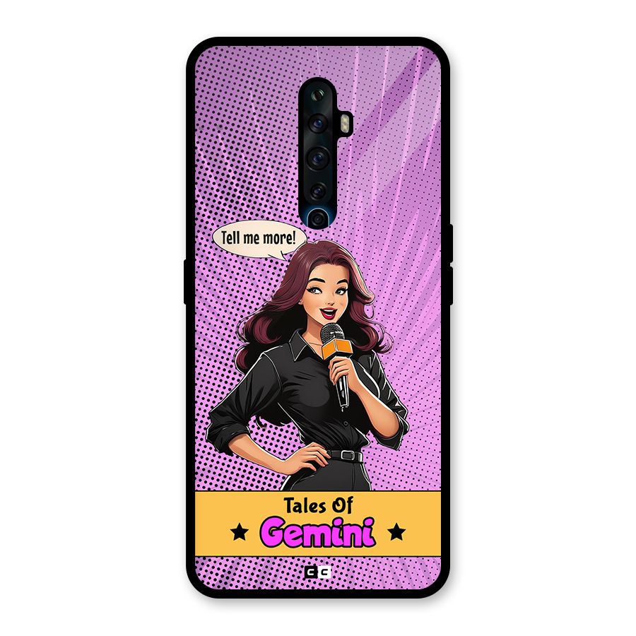 Tales Of Gemini Glass Back Case for Oppo Reno2 Z