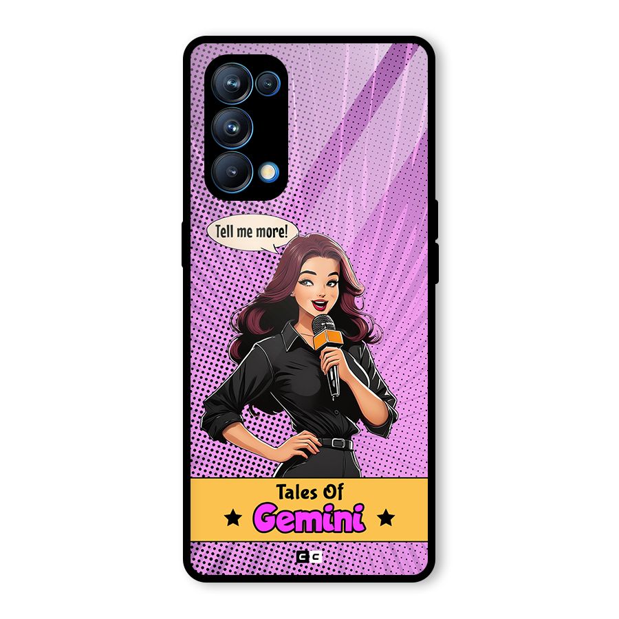 Tales Of Gemini Glass Back Case for Oppo Reno5 Pro 5G