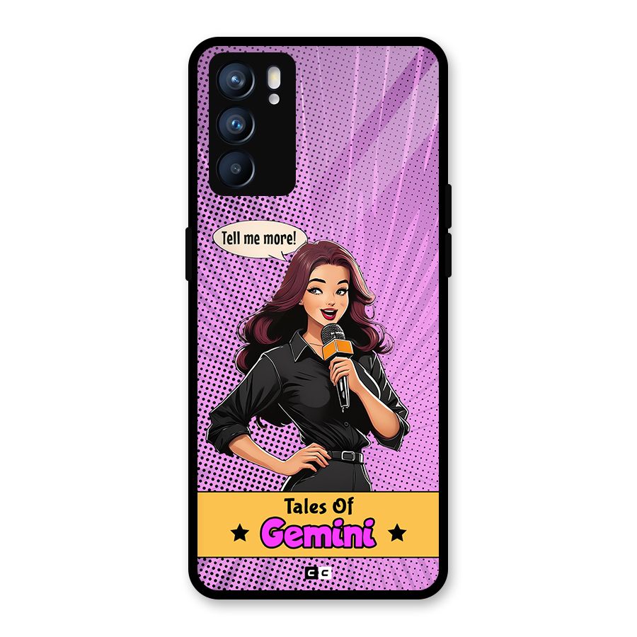 Tales Of Gemini Glass Back Case for Oppo Reno6 5G