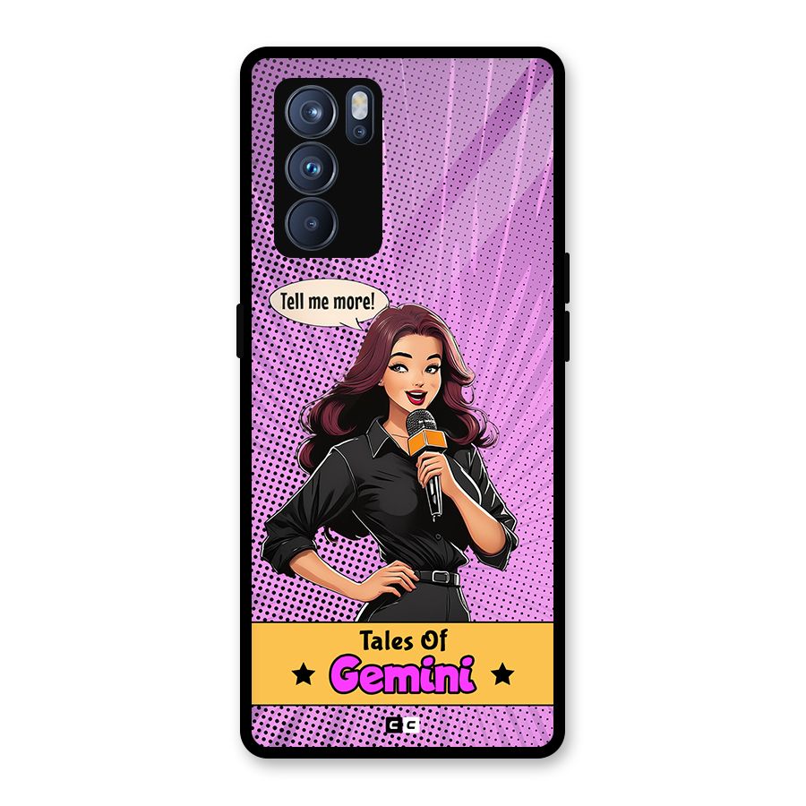 Tales Of Gemini Glass Back Case for Oppo Reno6 Pro 5G