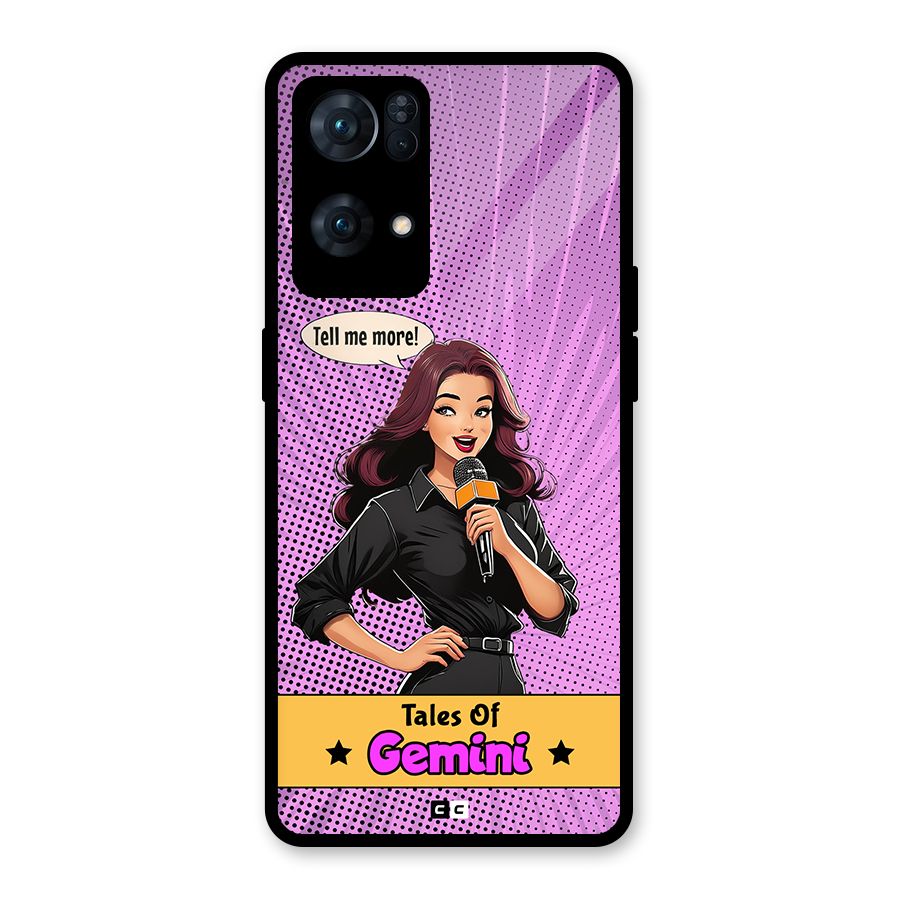 Tales Of Gemini Glass Back Case for Oppo Reno7 Pro 5G