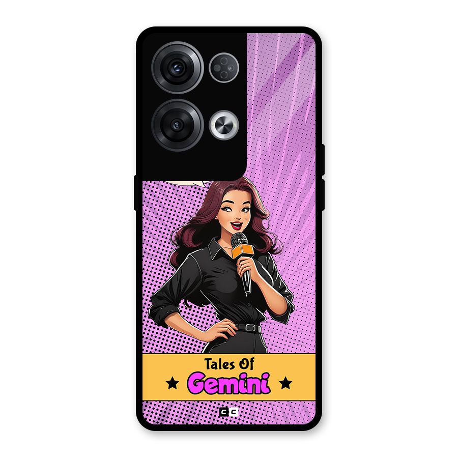 Tales Of Gemini Glass Back Case for Oppo Reno8 Pro 5G