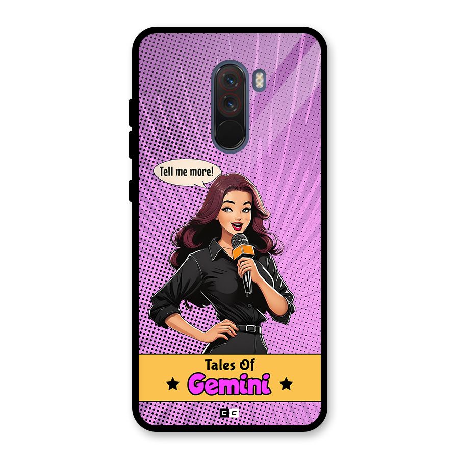 Tales Of Gemini Glass Back Case for Poco F1