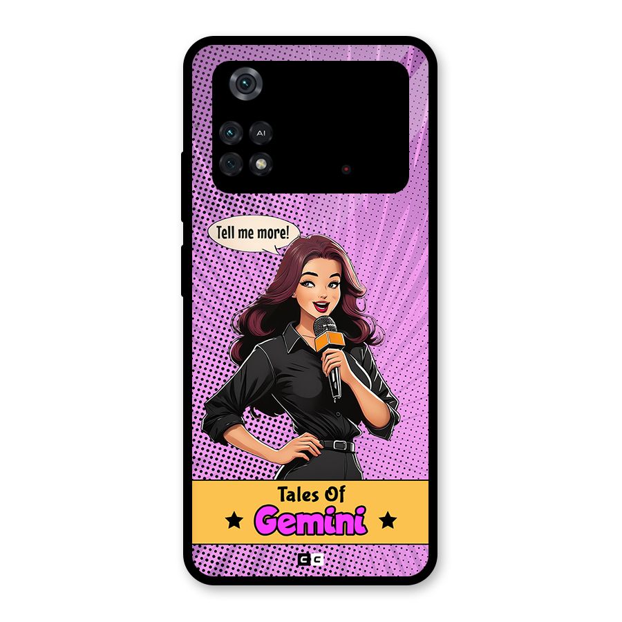 Tales Of Gemini Glass Back Case for Poco M4 Pro 4G