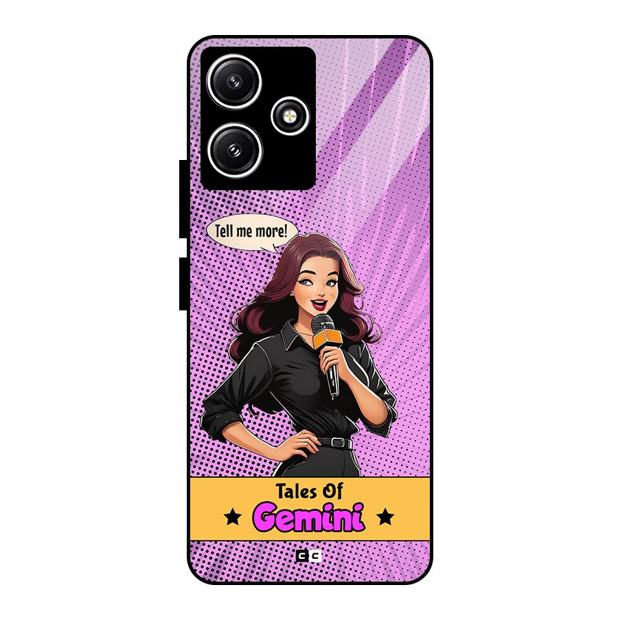 Tales Of Gemini Glass Back Case for Poco M6 Pro