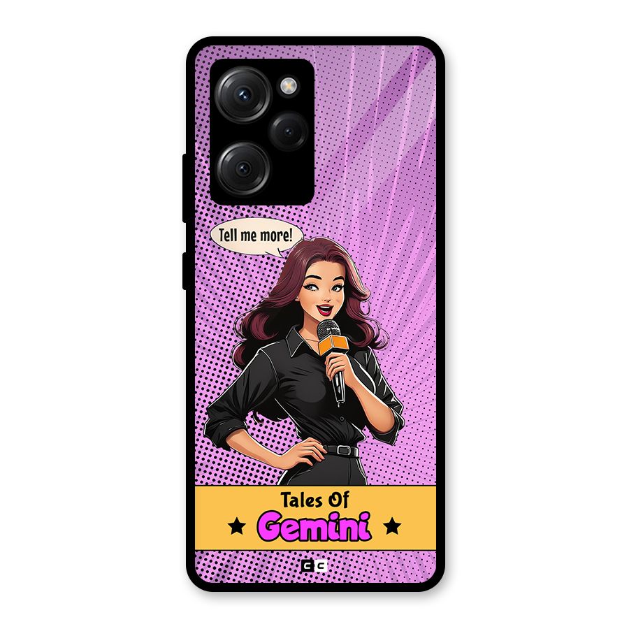Tales Of Gemini Glass Back Case for Poco X5 Pro