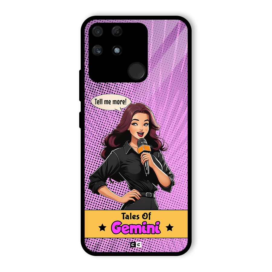 Tales Of Gemini Glass Back Case for Realme Narzo 50A