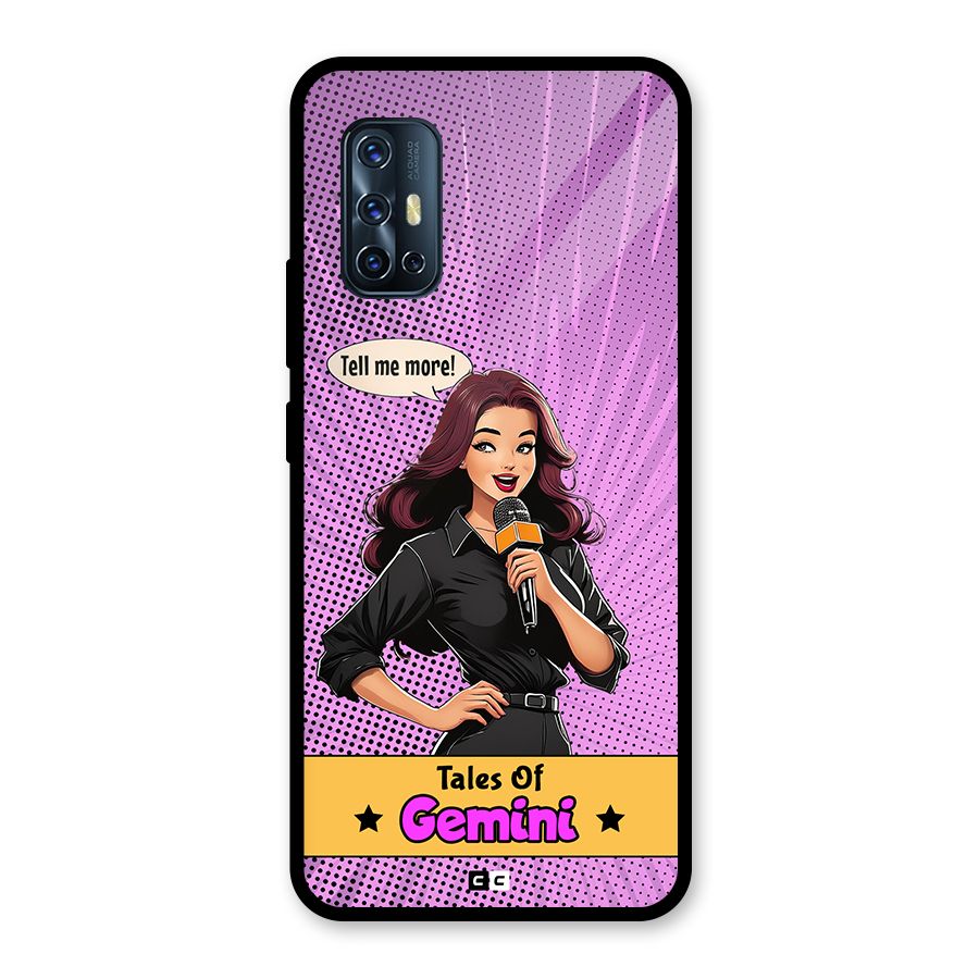 Tales Of Gemini Glass Back Case for Vivo V17