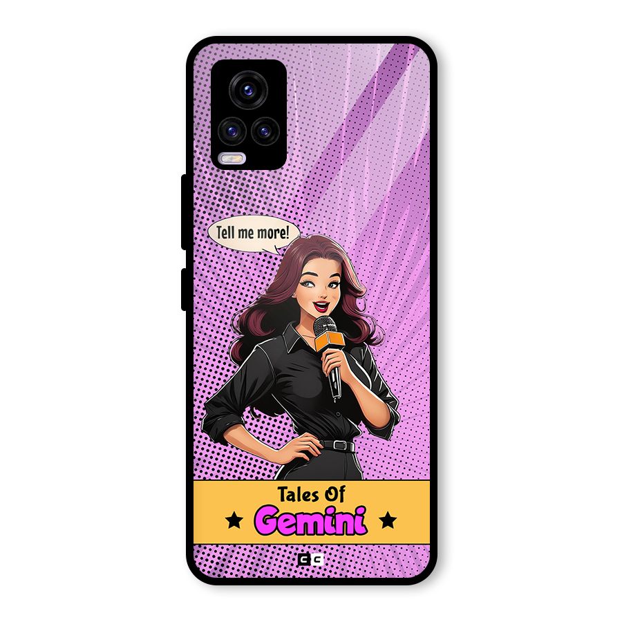Tales Of Gemini Glass Back Case for Vivo V20
