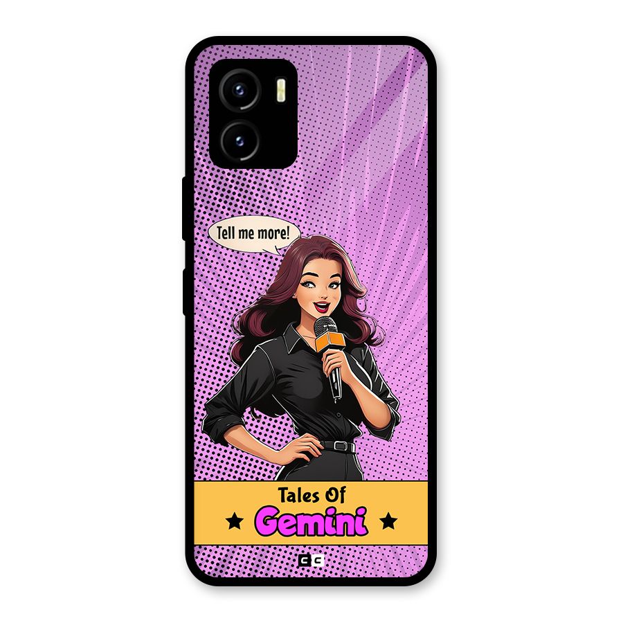 Tales Of Gemini Glass Back Case for Vivo Y15s