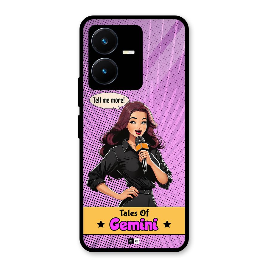 Tales Of Gemini Glass Back Case for Vivo Y22s