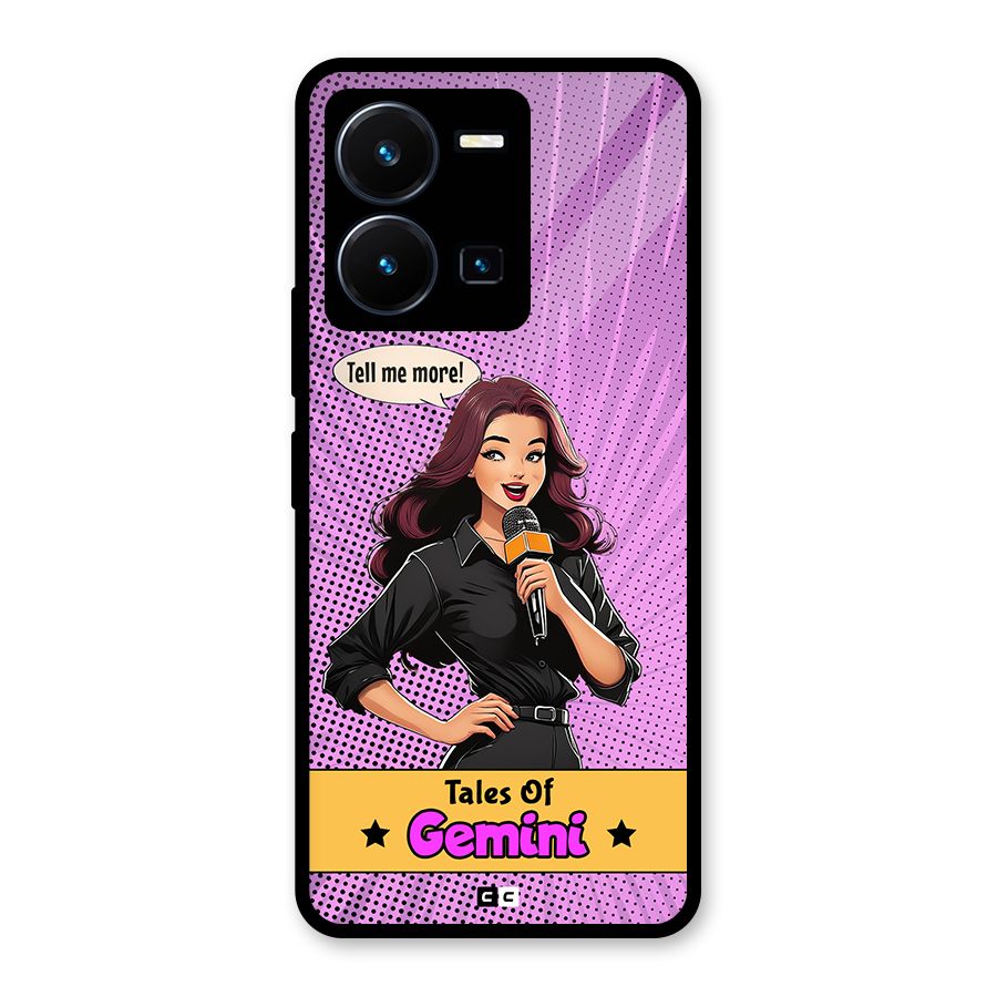Tales Of Gemini Glass Back Case for Vivo Y35