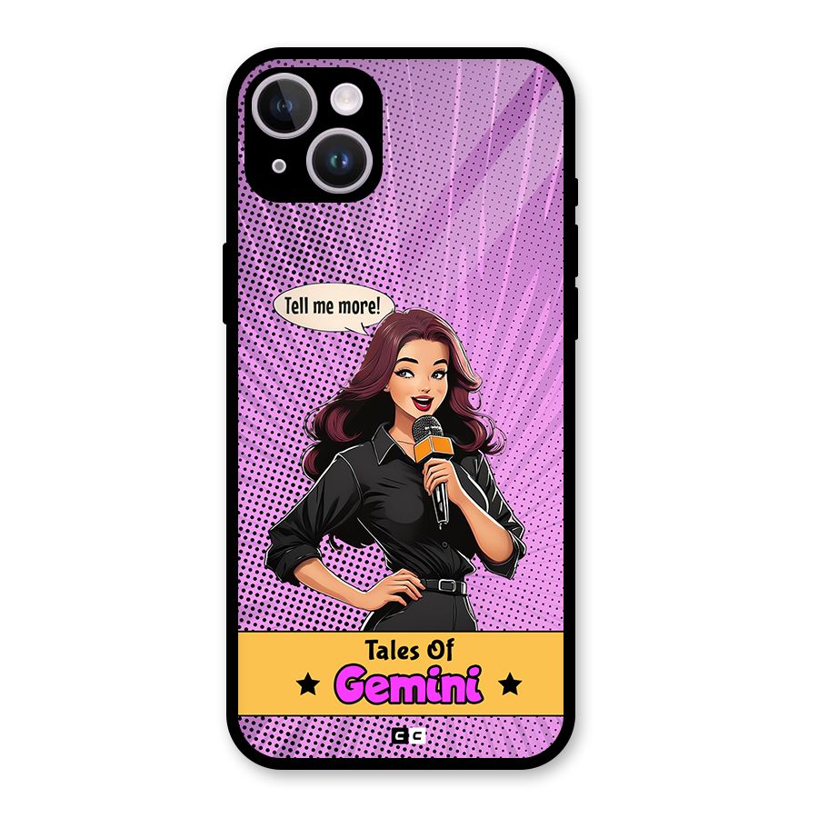Tales Of Gemini Glass Back Case for iPhone 14 Plus
