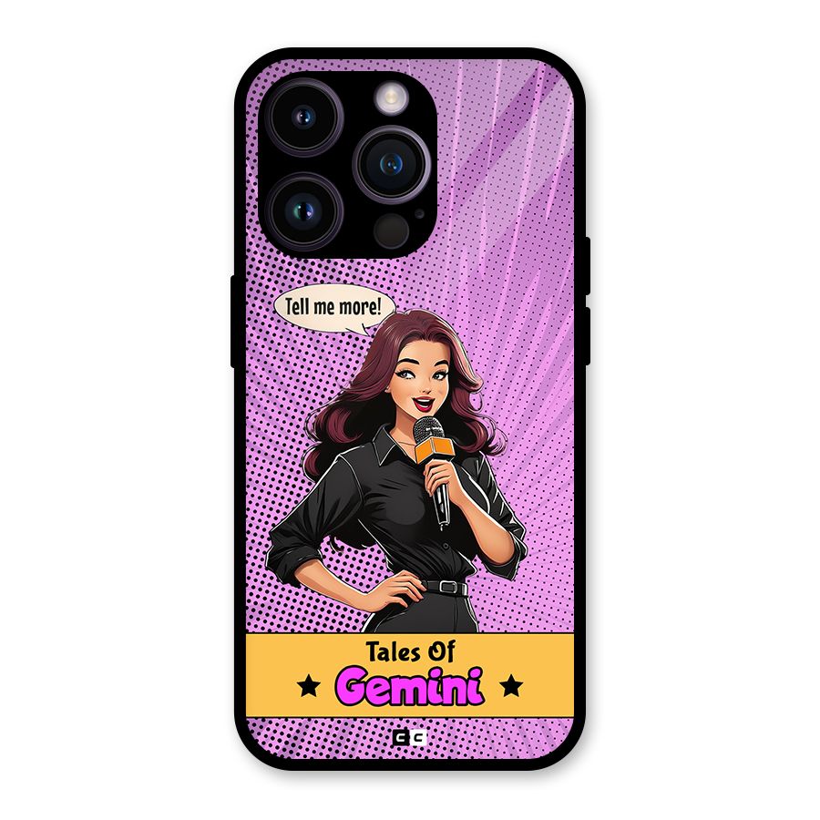 Tales Of Gemini Glass Back Case for iPhone 14 Pro