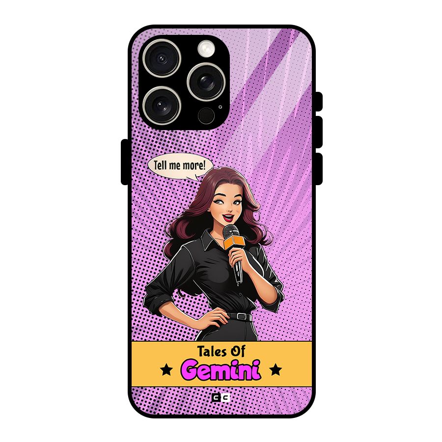 Tales Of Gemini Glass Back Case for iPhone 15 Pro Max