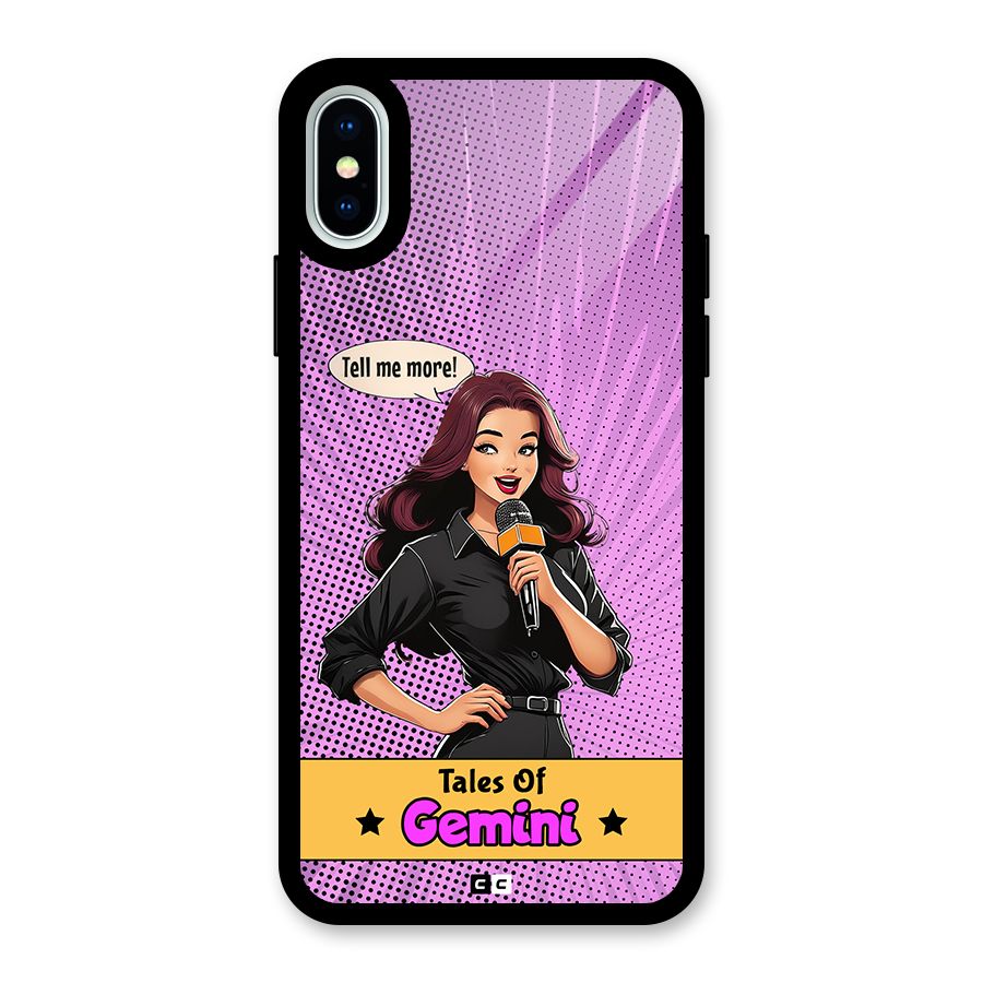 Tales Of Gemini Glass Back Case for iPhone XS