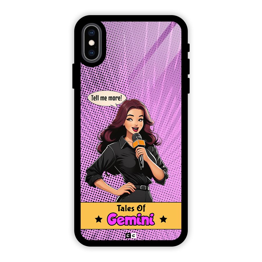 Tales Of Gemini Glass Back Case for iPhone XS Max