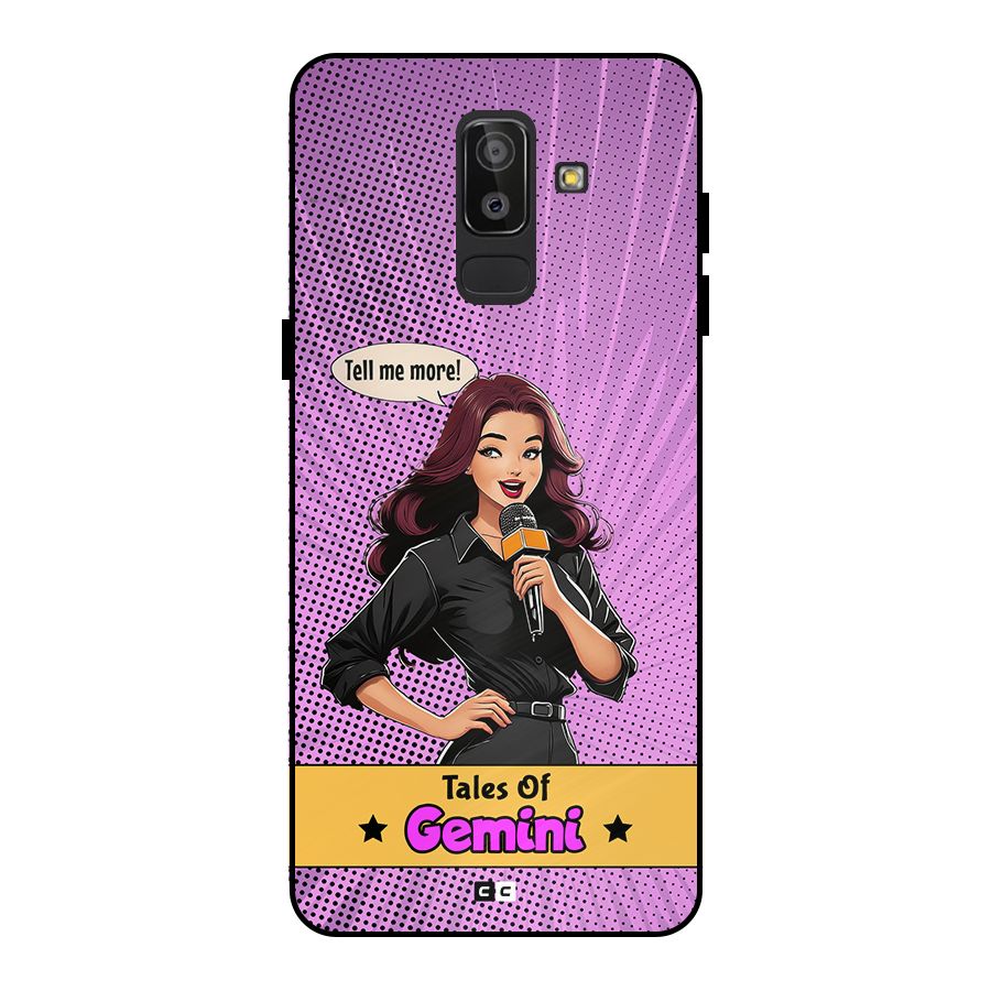 Tales Of Gemini Metal Back Case for Galaxy J8