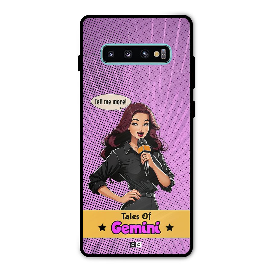 Tales Of Gemini Metal Back Case for Galaxy S10 Plus