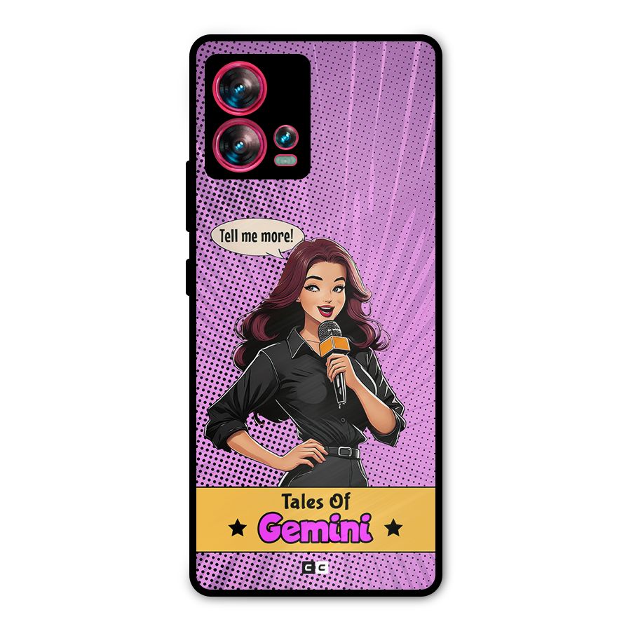 Tales Of Gemini Metal Back Case for Motorola Edge 30 Fusion