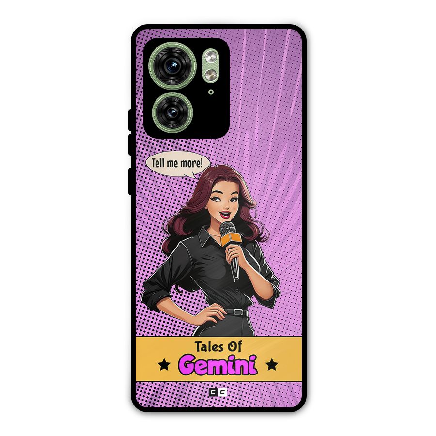 Tales Of Gemini Metal Back Case for Motorola Edge 40 5G