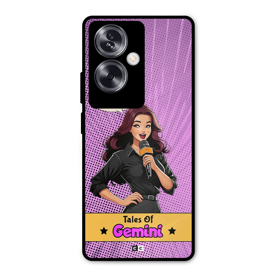 Tales Of Gemini Metal Back Case for Oppo A79 5G