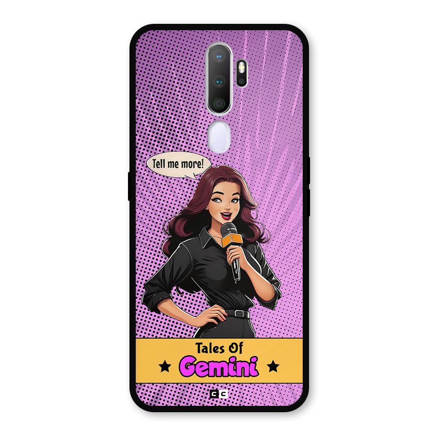 Tales Of Gemini Metal Back Case for Oppo A9 (2020)