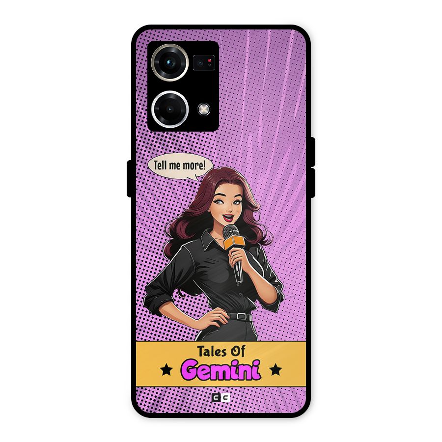 Tales Of Gemini Metal Back Case for Oppo F21s Pro 4G