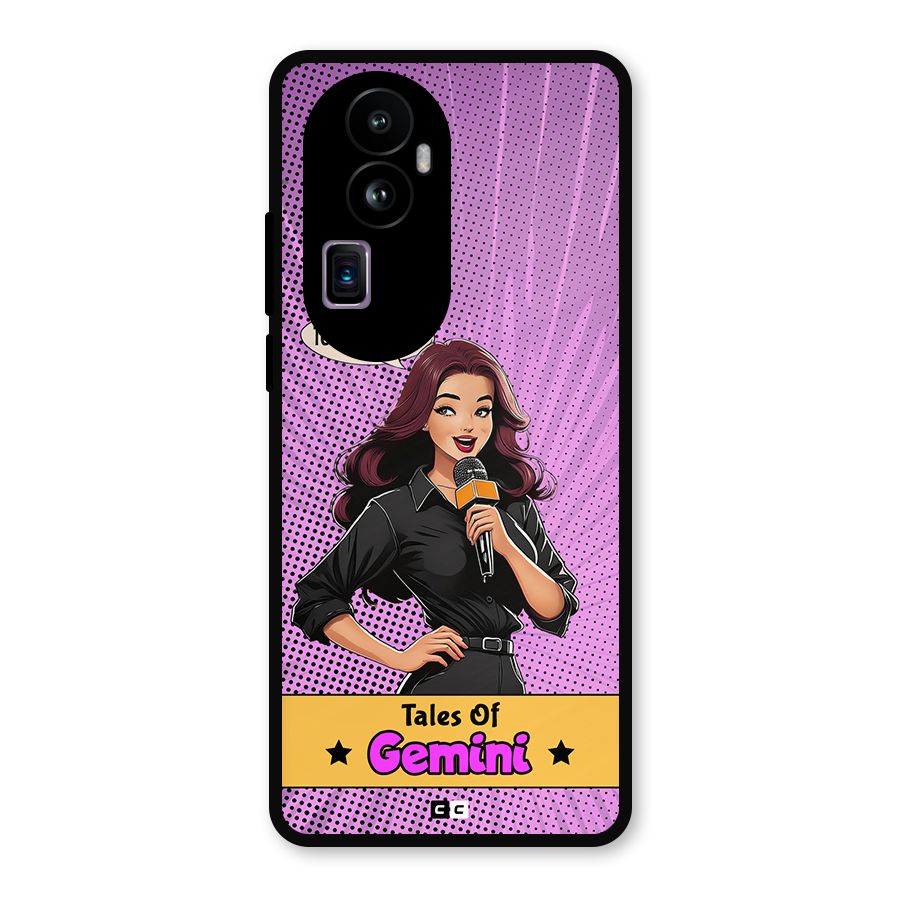 Tales Of Gemini Metal Back Case for Oppo Reno10 Pro Plus