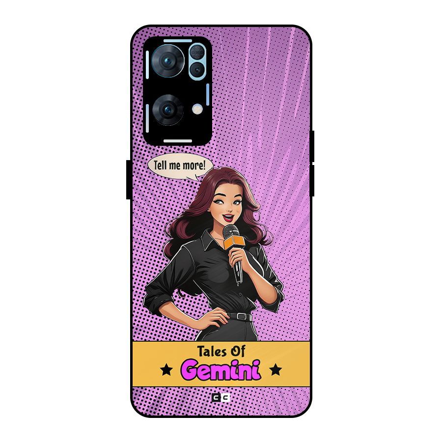 Tales Of Gemini Metal Back Case for Oppo Reno7 Pro 5G