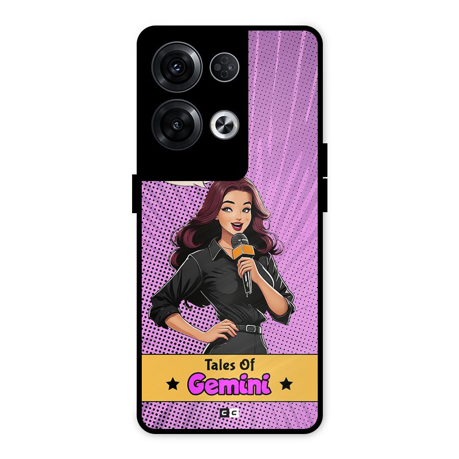 Tales Of Gemini Metal Back Case for Oppo Reno8 Pro 5G